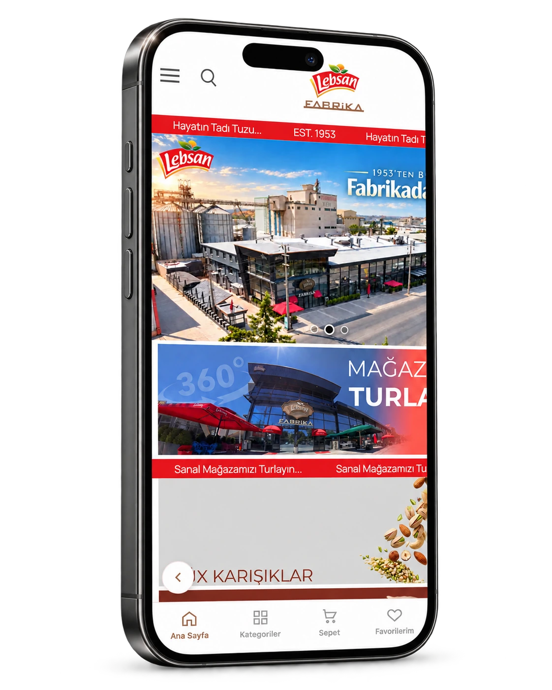 Lebsan Fabrika mobil online mağaza